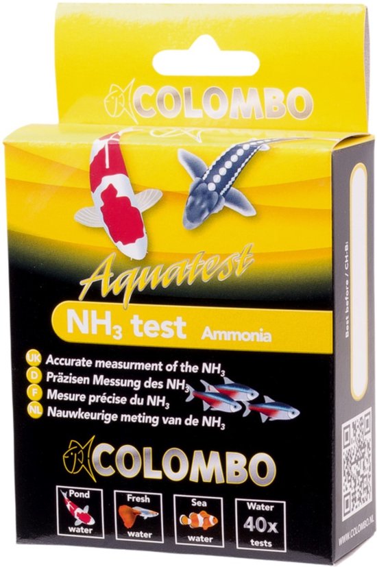 Watertest ammoniak (NH3) Colombo