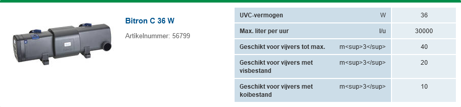 UVC Bitron C serie